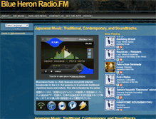 Tablet Screenshot of blueheronradio.com